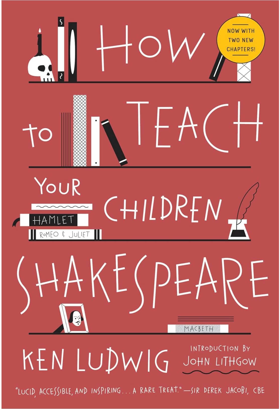How to Teach Your Children Shakespeare book cover by Ken Ludwig 
